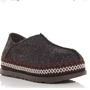 New UGG Women’s Cozy Black Refelt Tasman Slip On Shoes Collapsing Heel Size 9